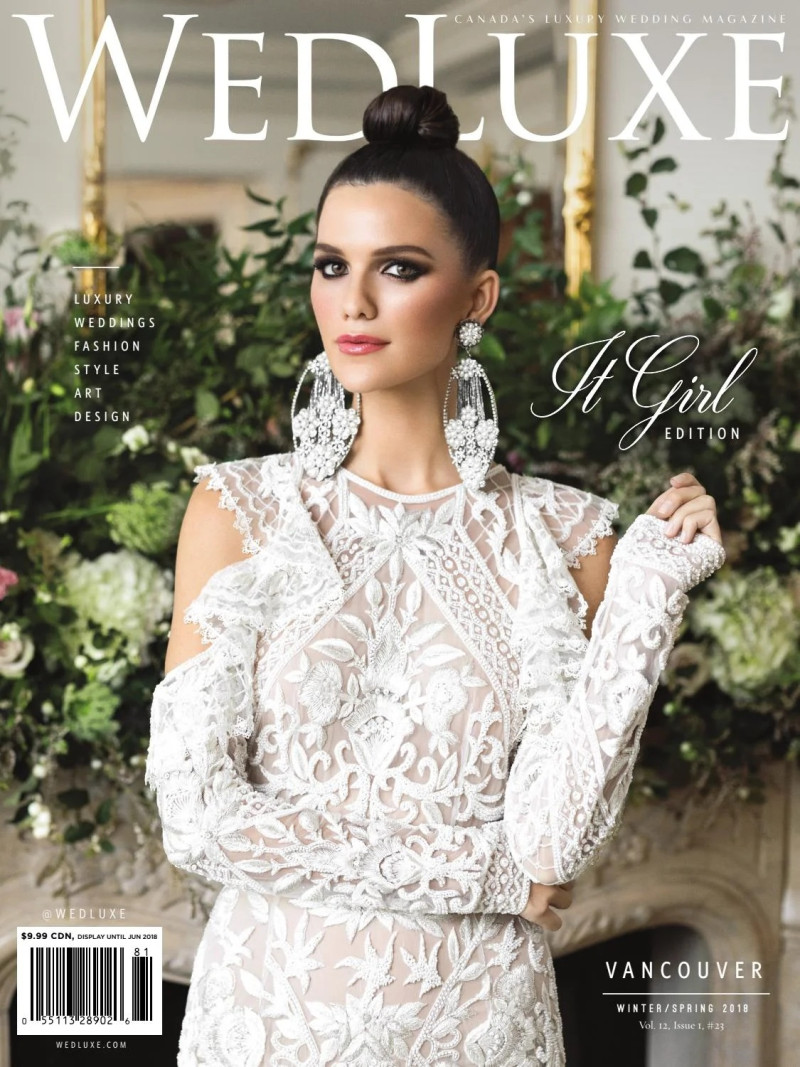 featured on the WedLuxe cover from December 2017