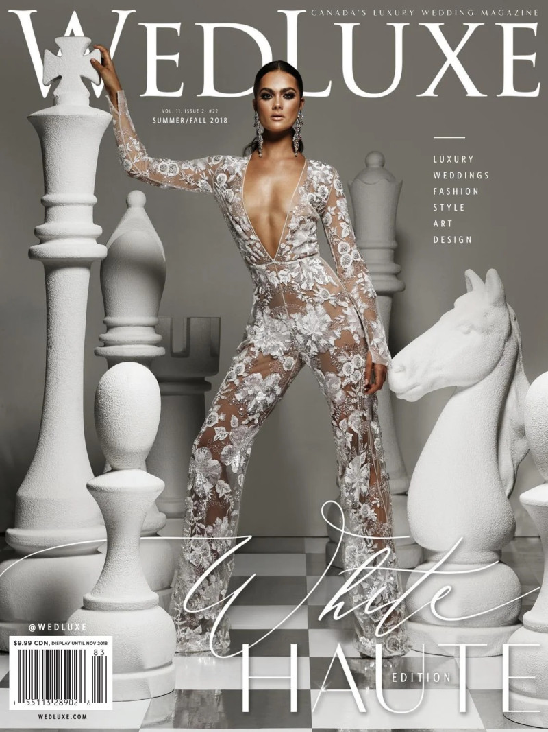  featured on the WedLuxe cover from June 2018