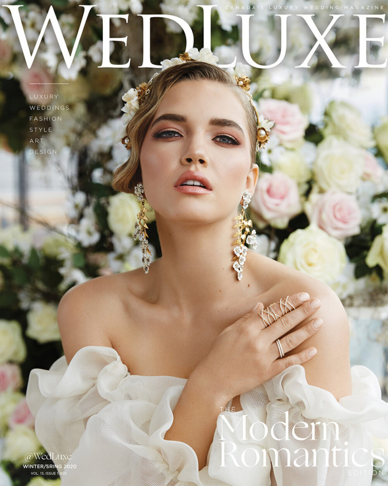  featured on the WedLuxe cover from December 2019