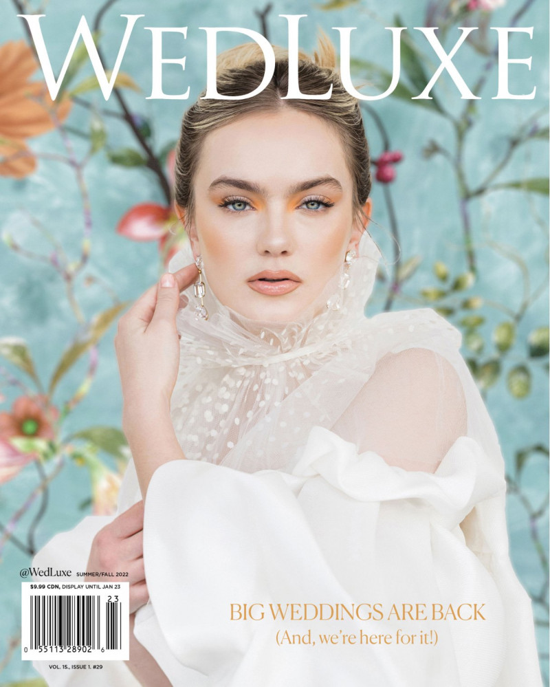  featured on the WedLuxe cover from June 2022