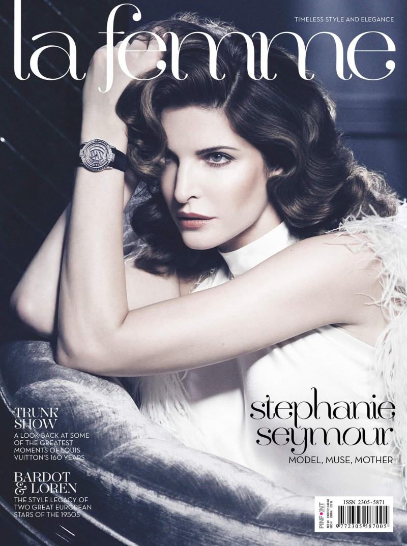 Stephanie Seymour featured on the La Femme United Arab Emirates cover from December 2014