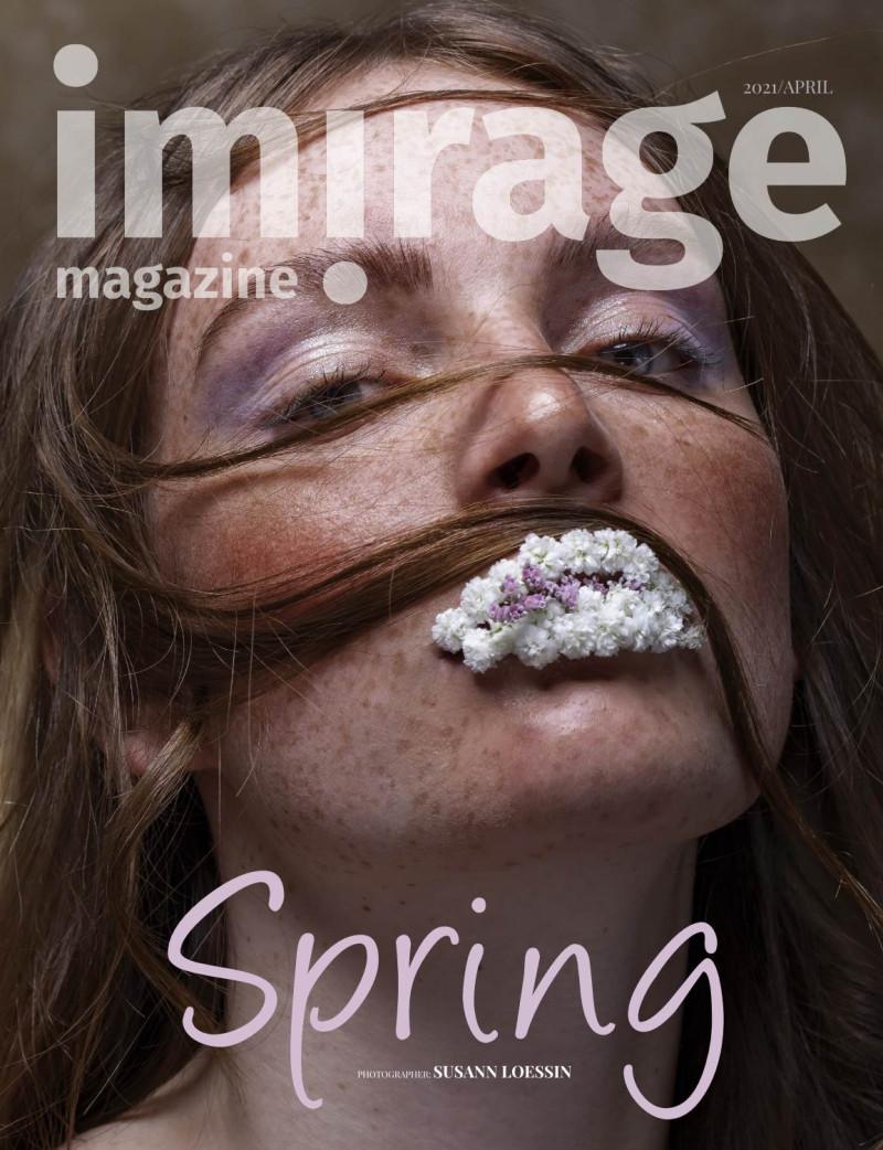 Alina Sophia featured on the Imirage Magazine cover from April 2021