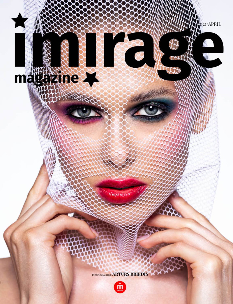 Olesja Serdjuk featured on the Imirage Magazine cover from April 2021