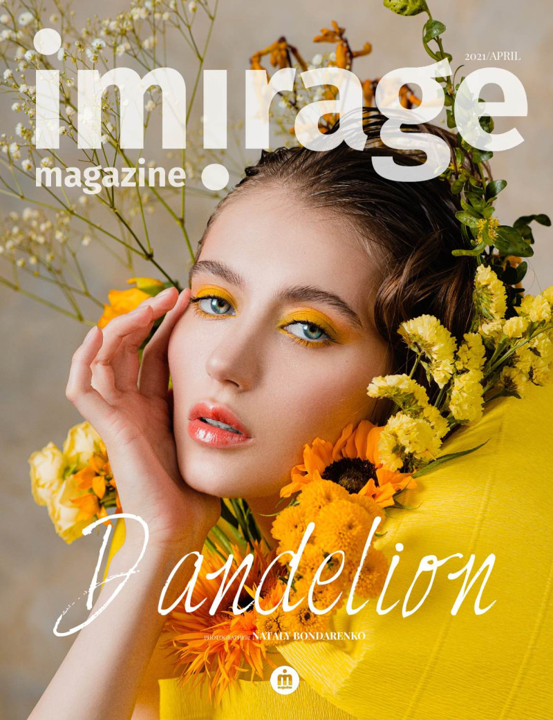 Anastasia Leshchinskaya featured on the Imirage Magazine cover from April 2021