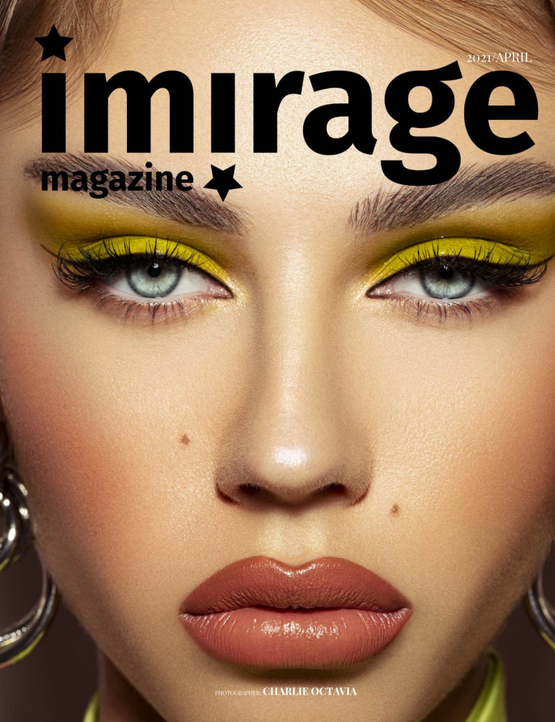 Sofia Bondarenko featured on the Imirage Magazine cover from April 2021