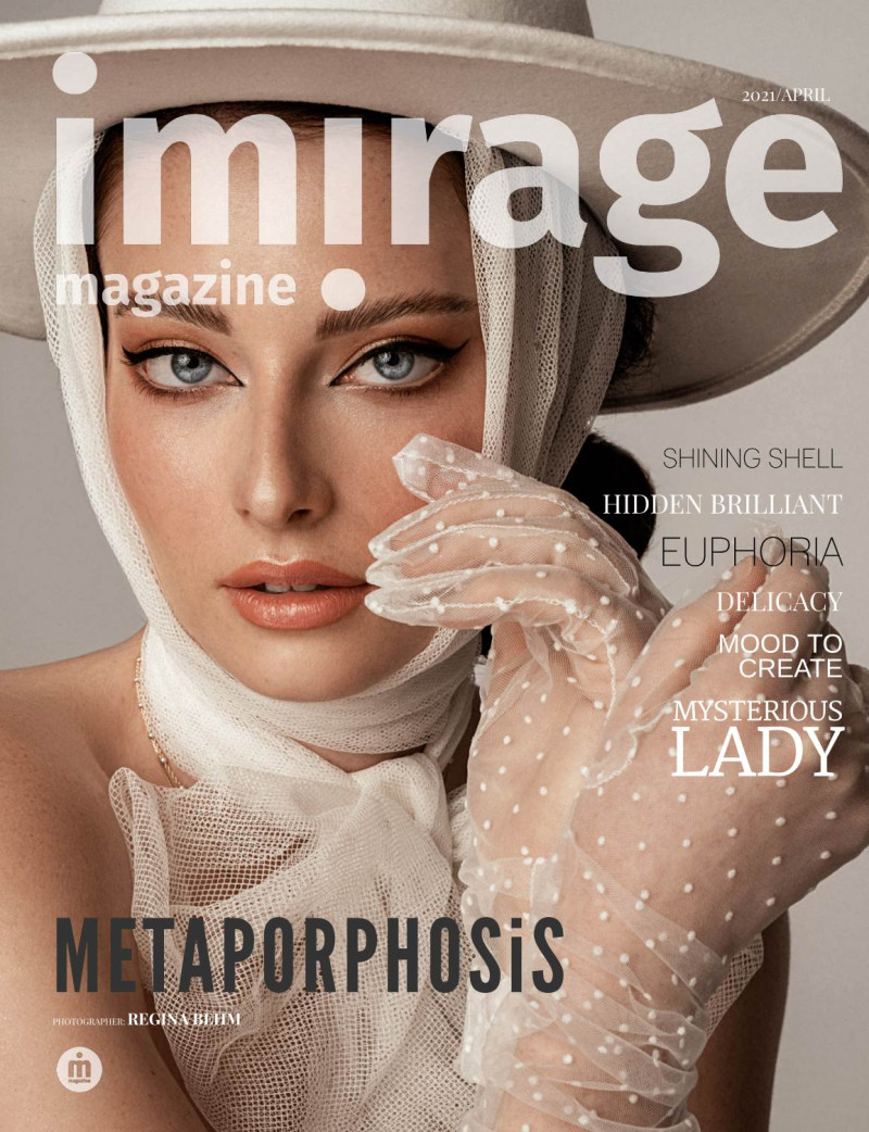 Anica Zimmermann featured on the Imirage Magazine cover from April 2021