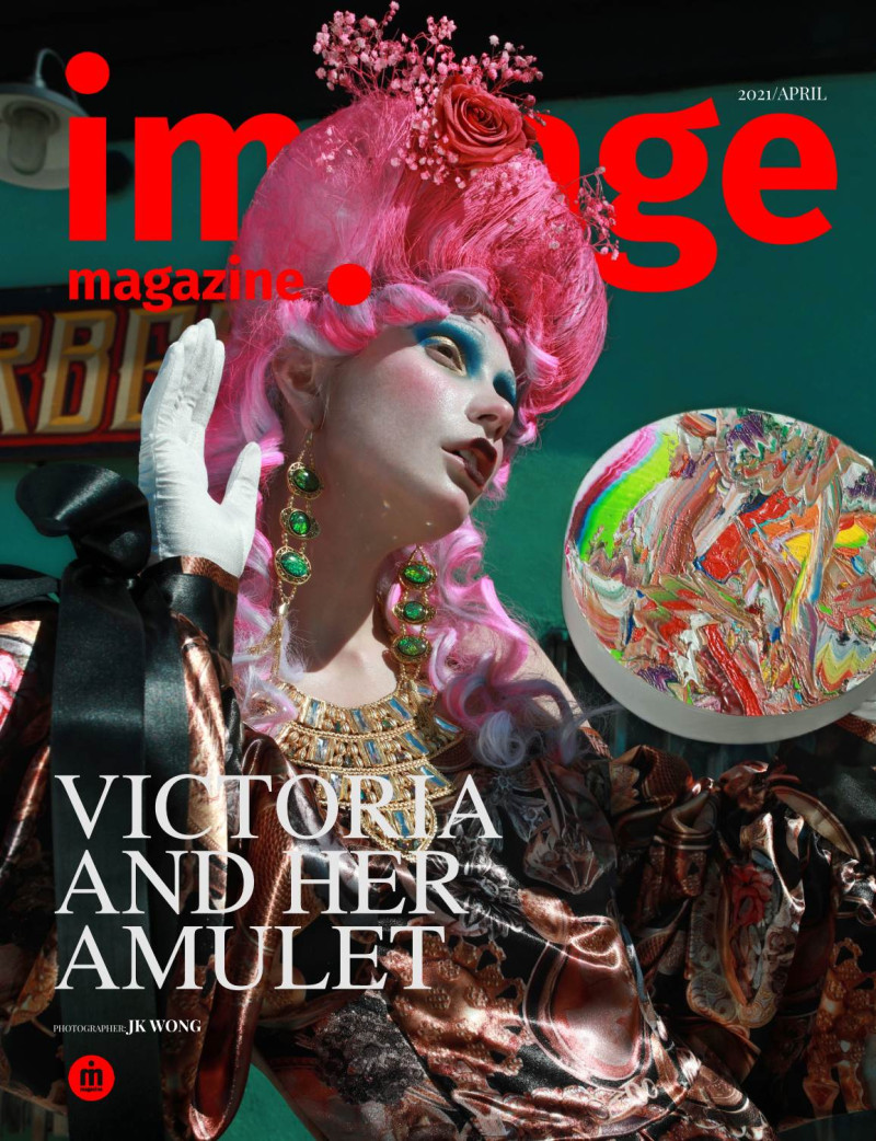 Anna Len Valerie featured on the Imirage Magazine cover from April 2021