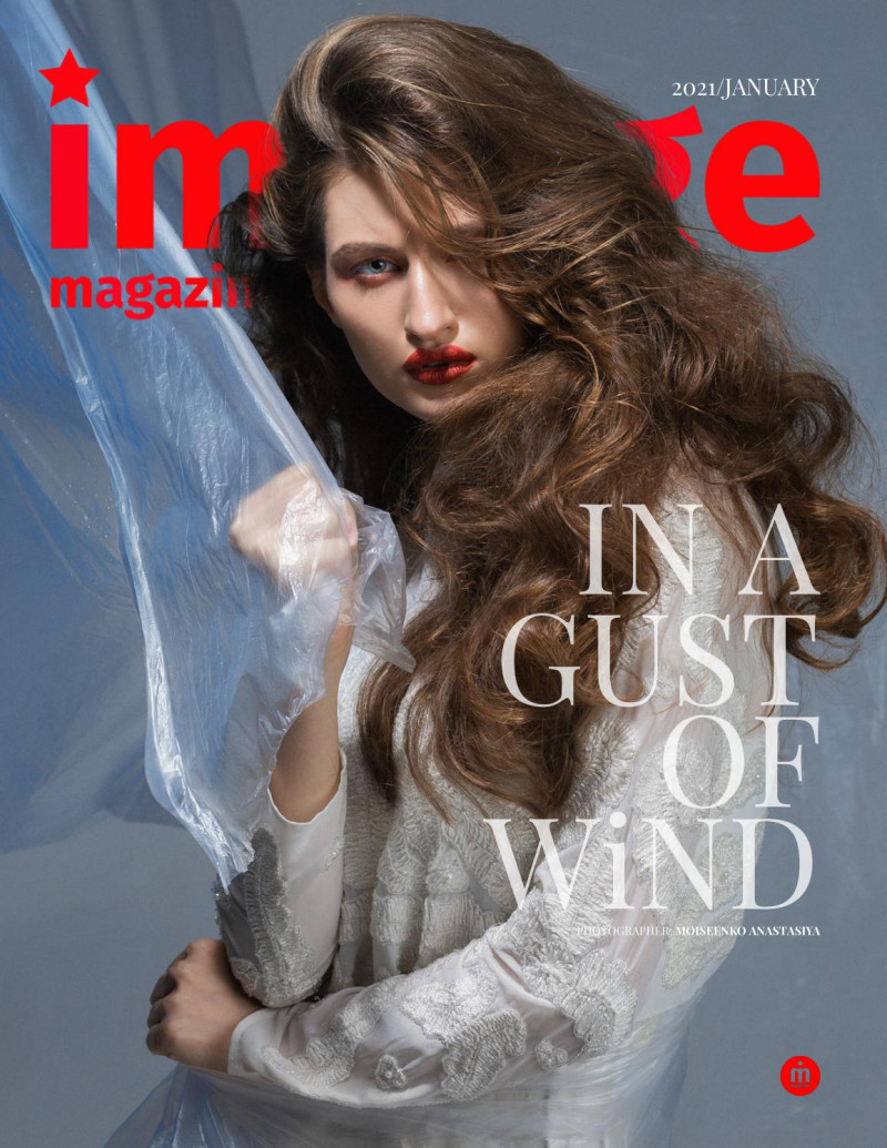 Maria Syramakha featured on the Imirage Magazine cover from January 2021