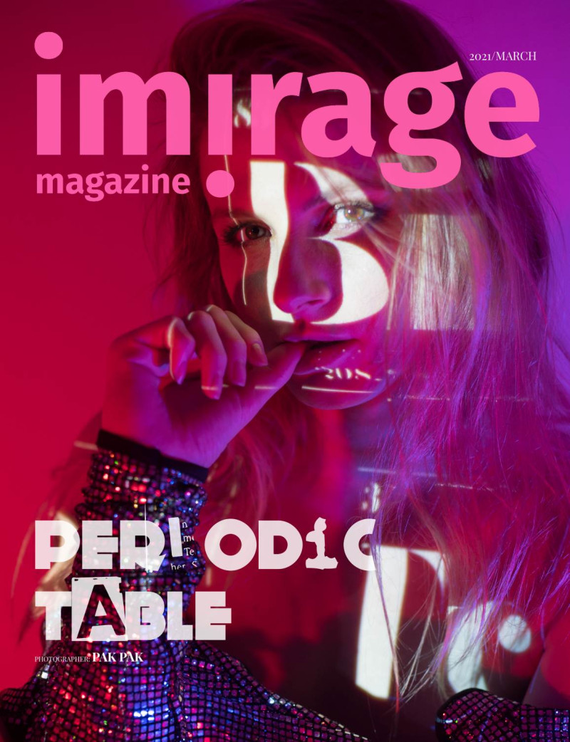 Takha Filatova featured on the Imirage Magazine cover from March 2021