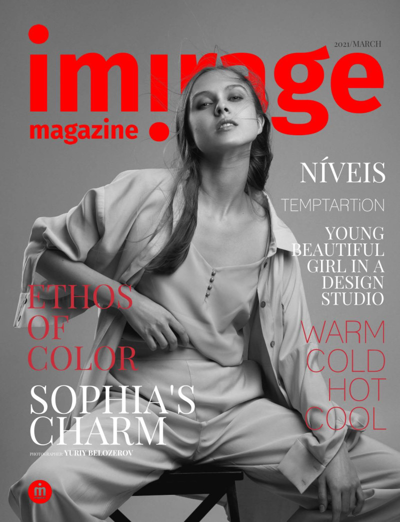 Sofia Turobova featured on the Imirage Magazine cover from March 2021