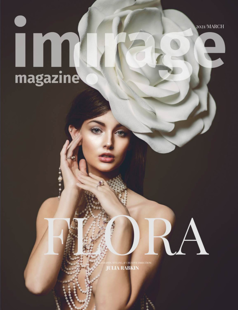 Caroline Zimmerman featured on the Imirage Magazine cover from March 2021