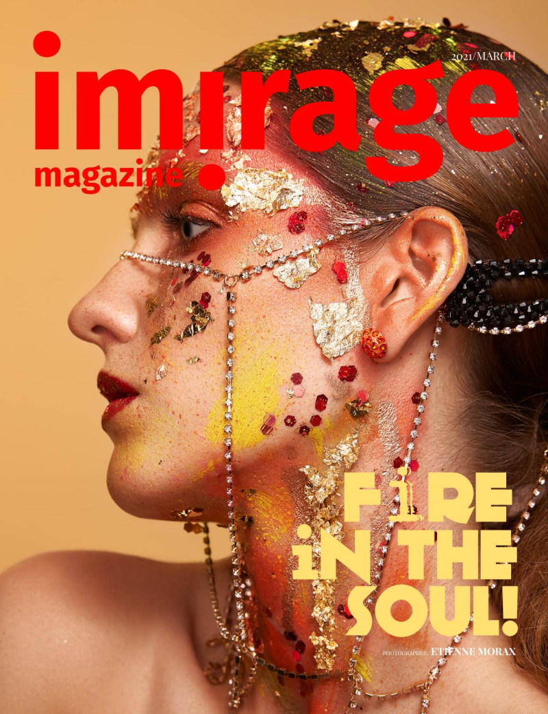 Jules Jessica featured on the Imirage Magazine cover from March 2021