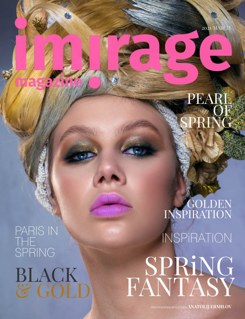 Lisa Wasilchikova featured on the Imirage Magazine cover from March 2021