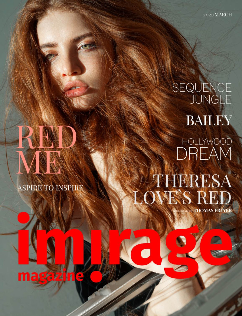 Theresa featured on the Imirage Magazine cover from March 2021