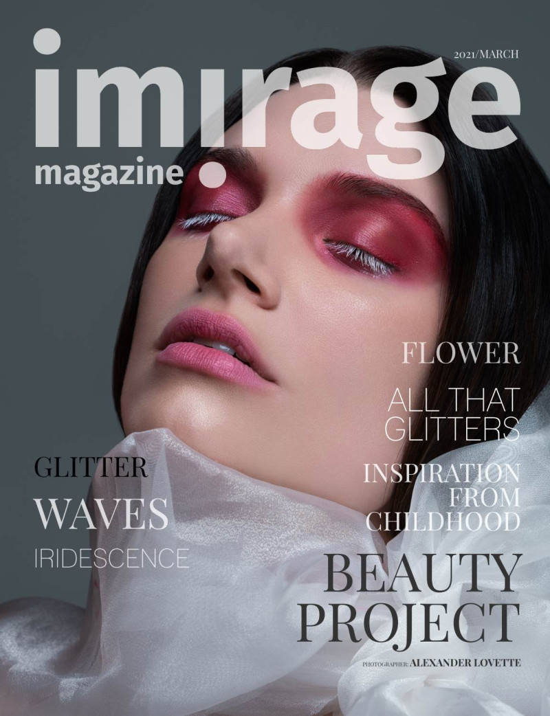 Janel Koloski featured on the Imirage Magazine cover from March 2021