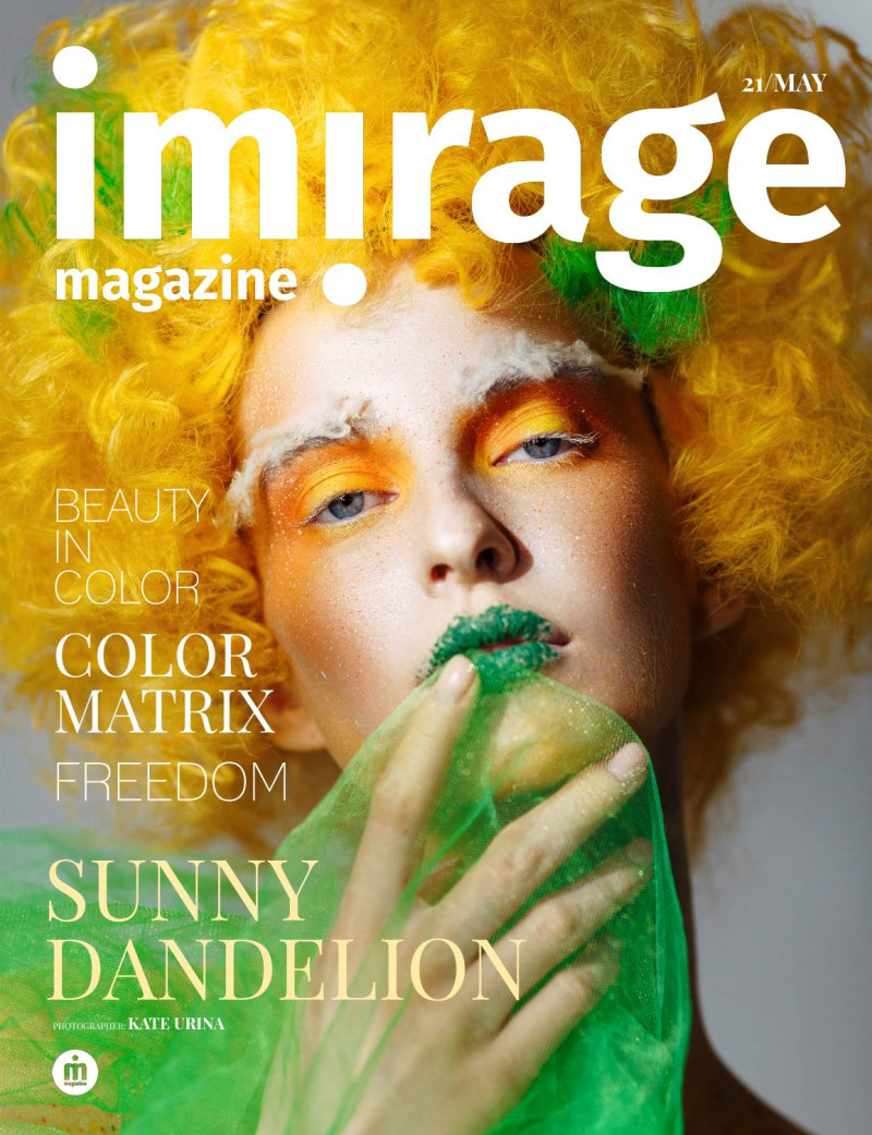 Alla Pushanova featured on the Imirage Magazine cover from May 2021