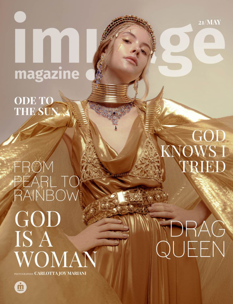 Oliwia Kubiak featured on the Imirage Magazine cover from May 2021