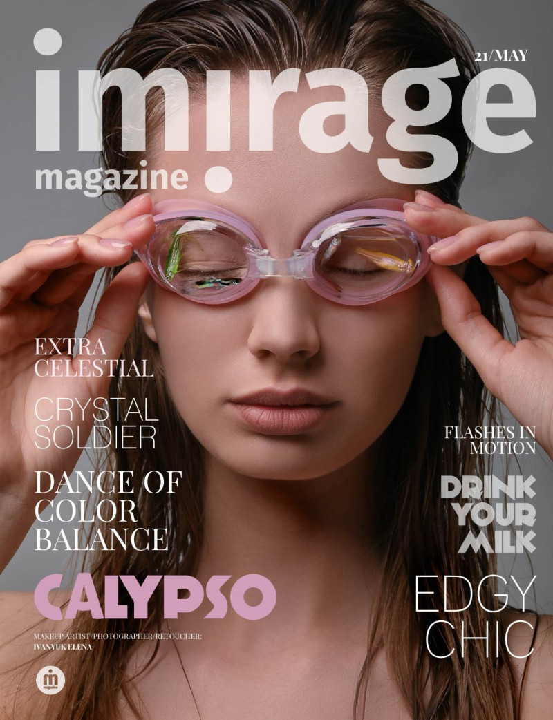 Kseniya Rogozhina featured on the Imirage Magazine cover from May 2021