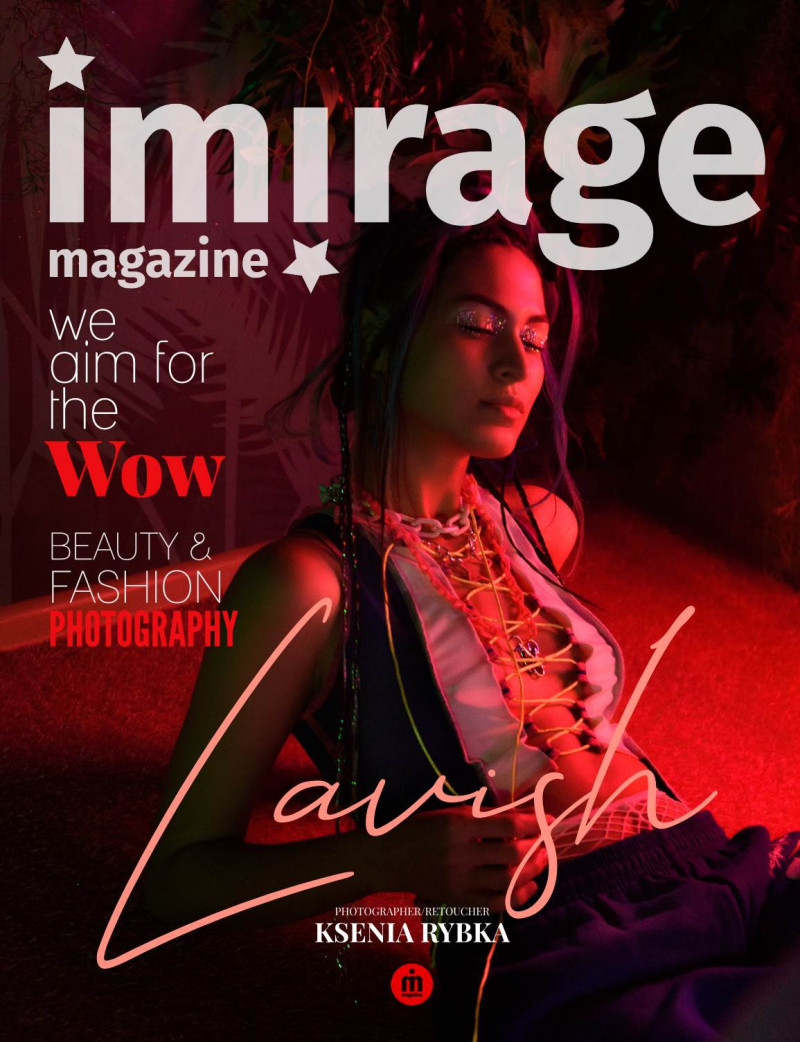 Alena Morozova featured on the Imirage Magazine cover from January 2022