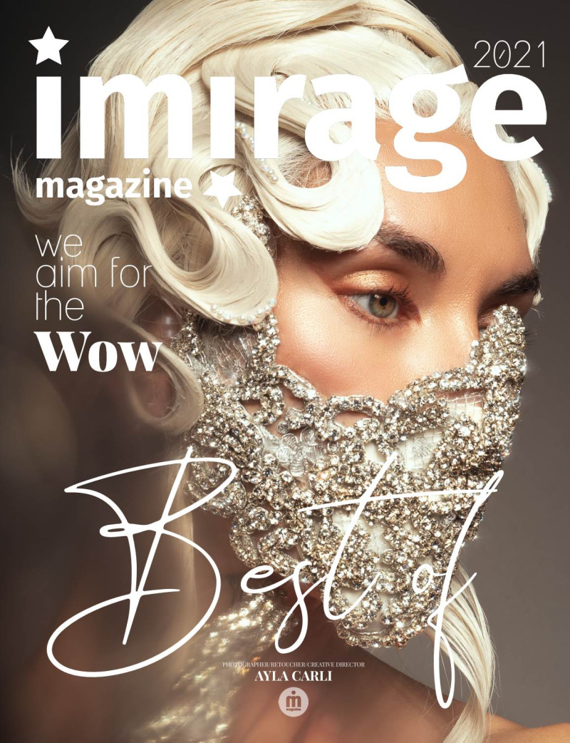 Simone Piper featured on the Imirage Magazine cover from January 2022