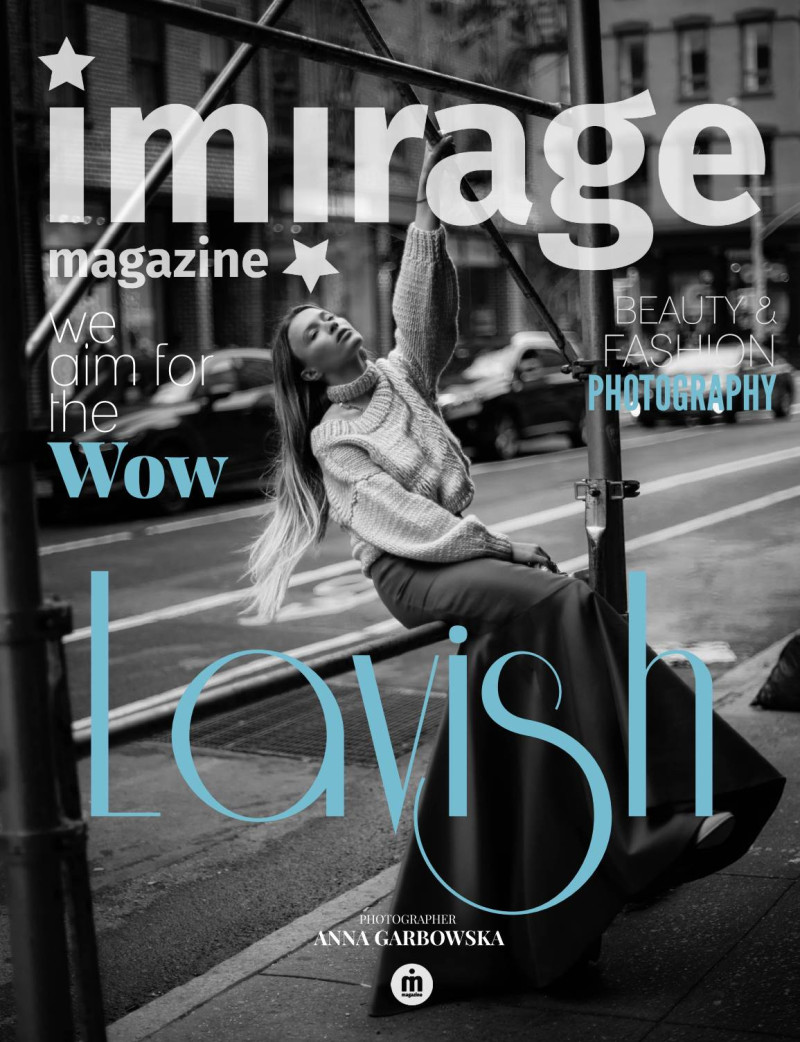 Stasi Berezovskaya featured on the Imirage Magazine cover from January 2022