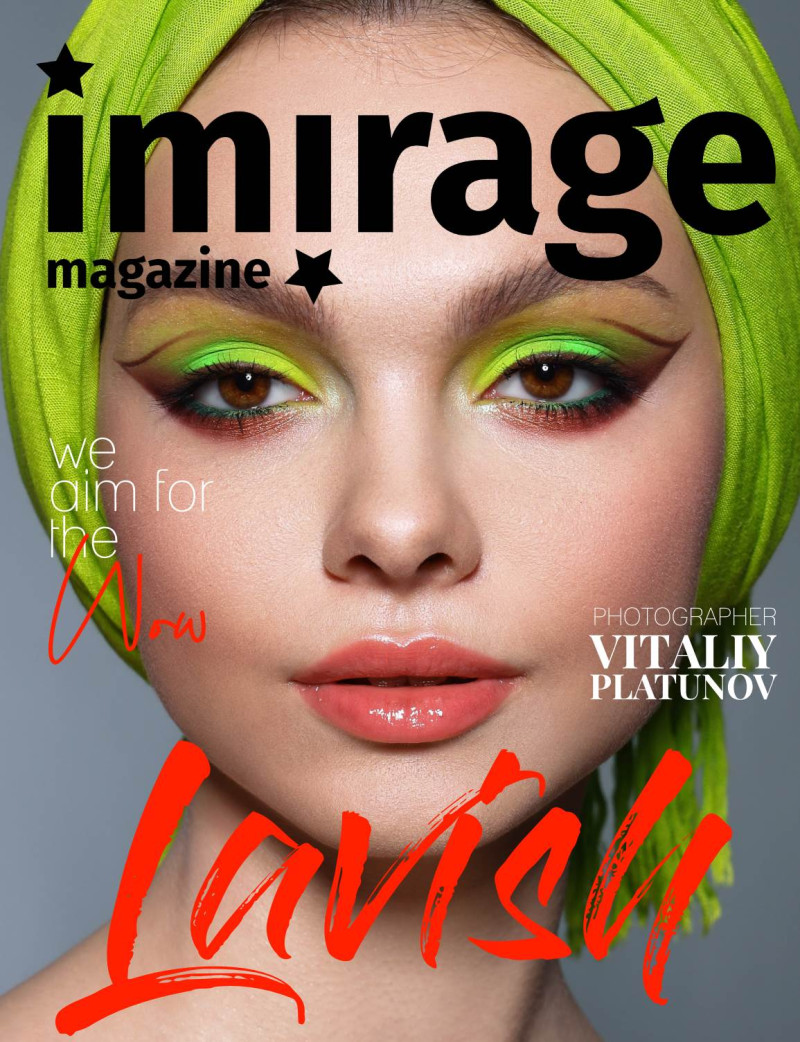 Anastasiya Glebova featured on the Imirage Magazine cover from May 2022