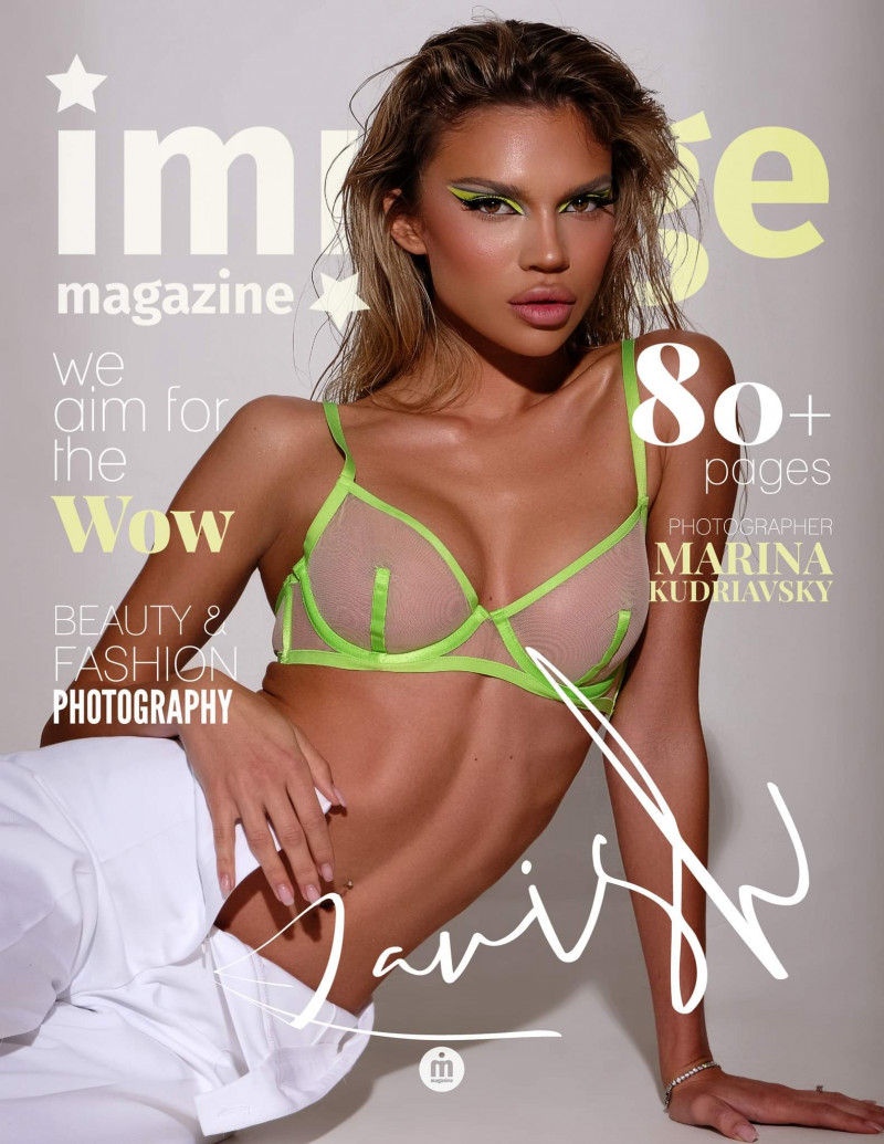 Karina Babah featured on the Imirage Magazine cover from January 2023