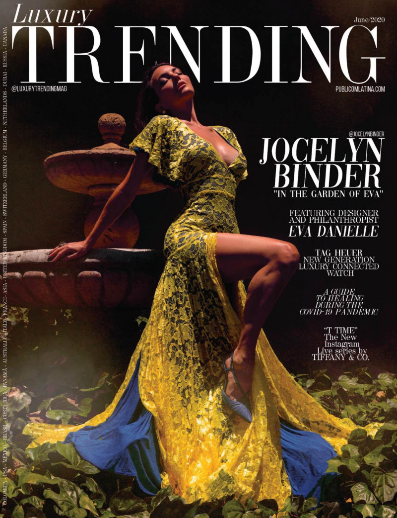 Jocelyn Binder featured on the Luxury Trending cover from June 2020