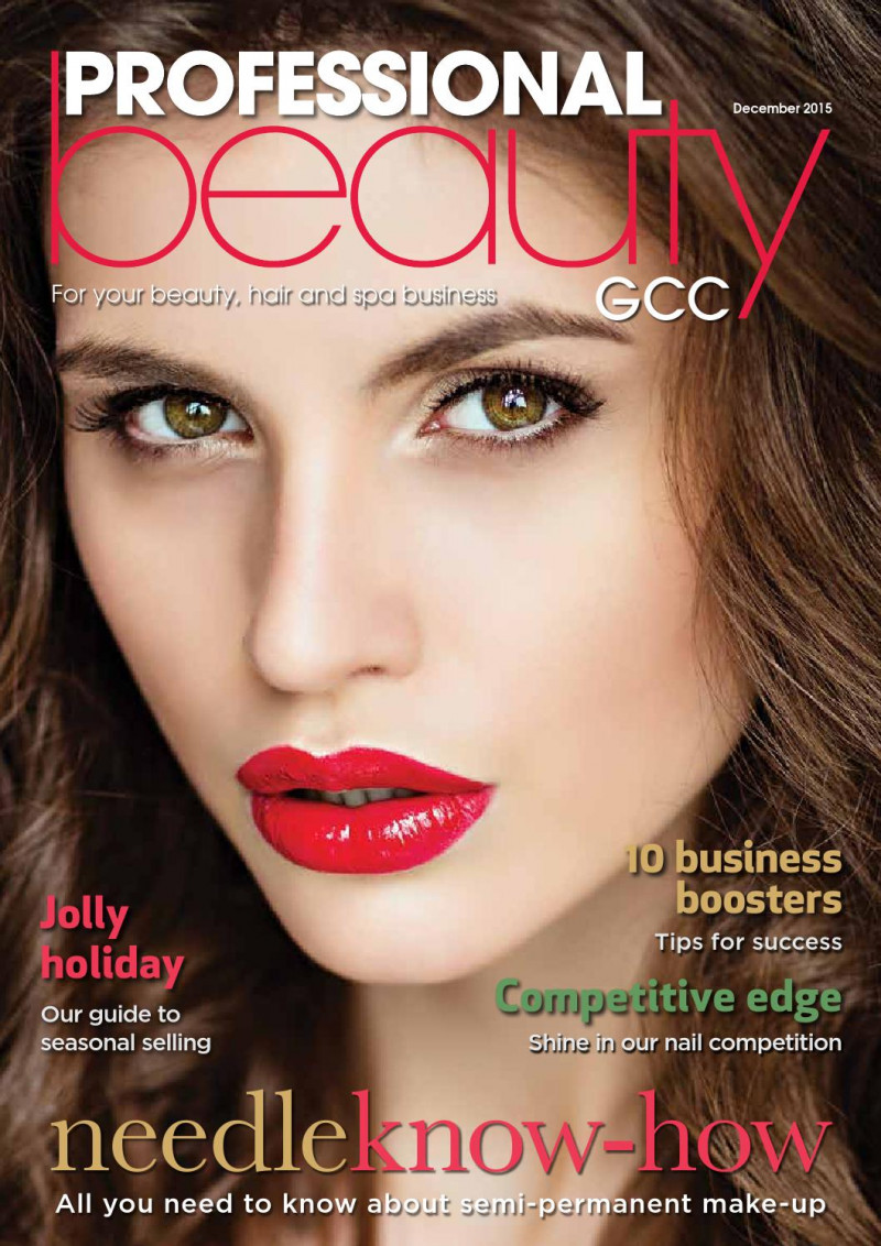  featured on the Professional Beauty United Arab Emirates cover from December 2015