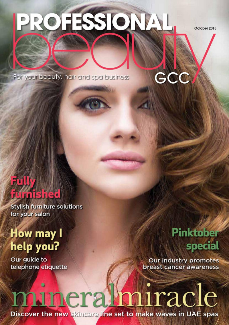  featured on the Professional Beauty United Arab Emirates cover from October 2015