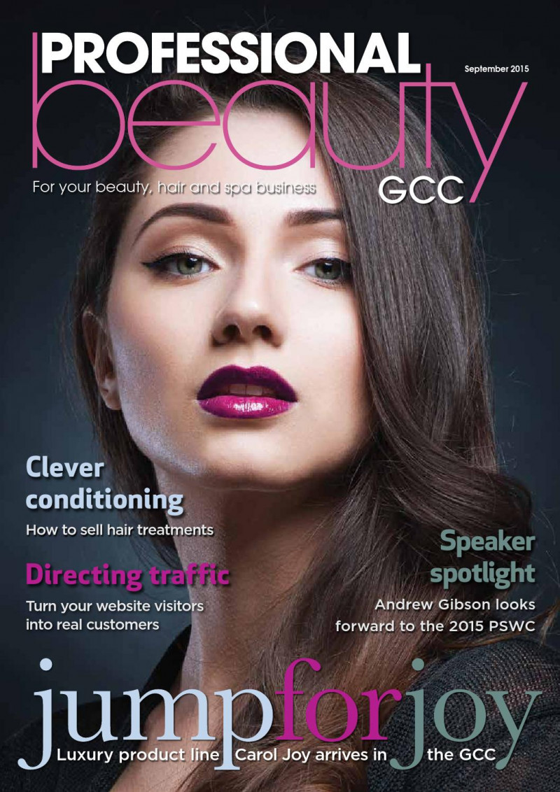  featured on the Professional Beauty United Arab Emirates cover from September 2015