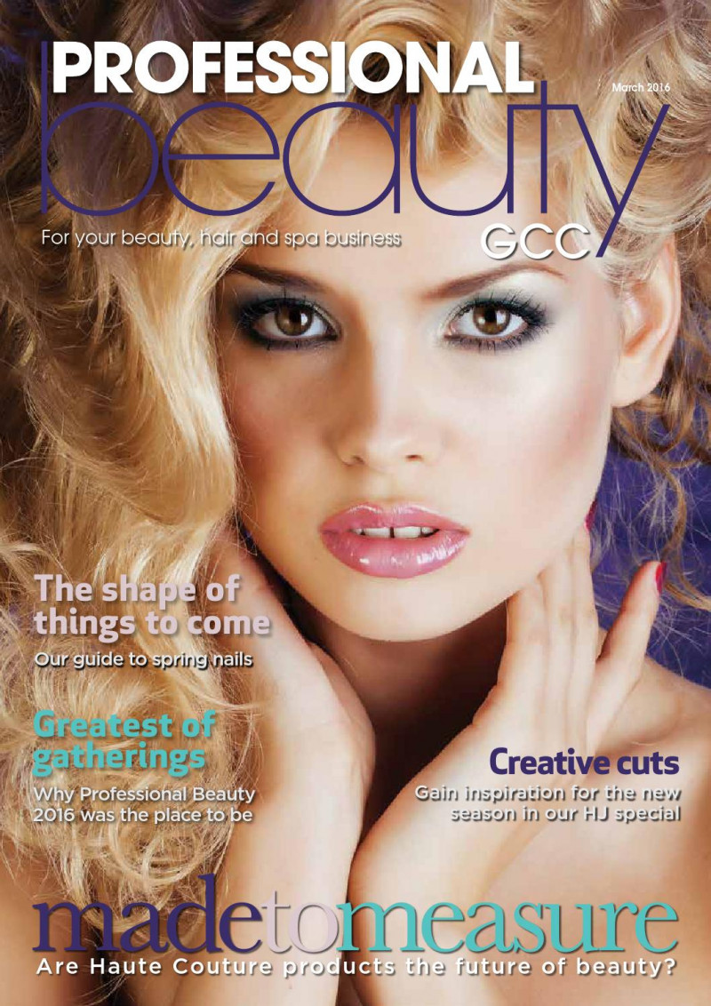  featured on the Professional Beauty United Arab Emirates cover from March 2016