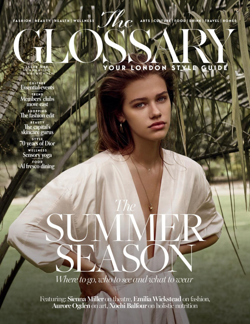 Isabell Andreeva featured on the The Glossary cover from June 2017