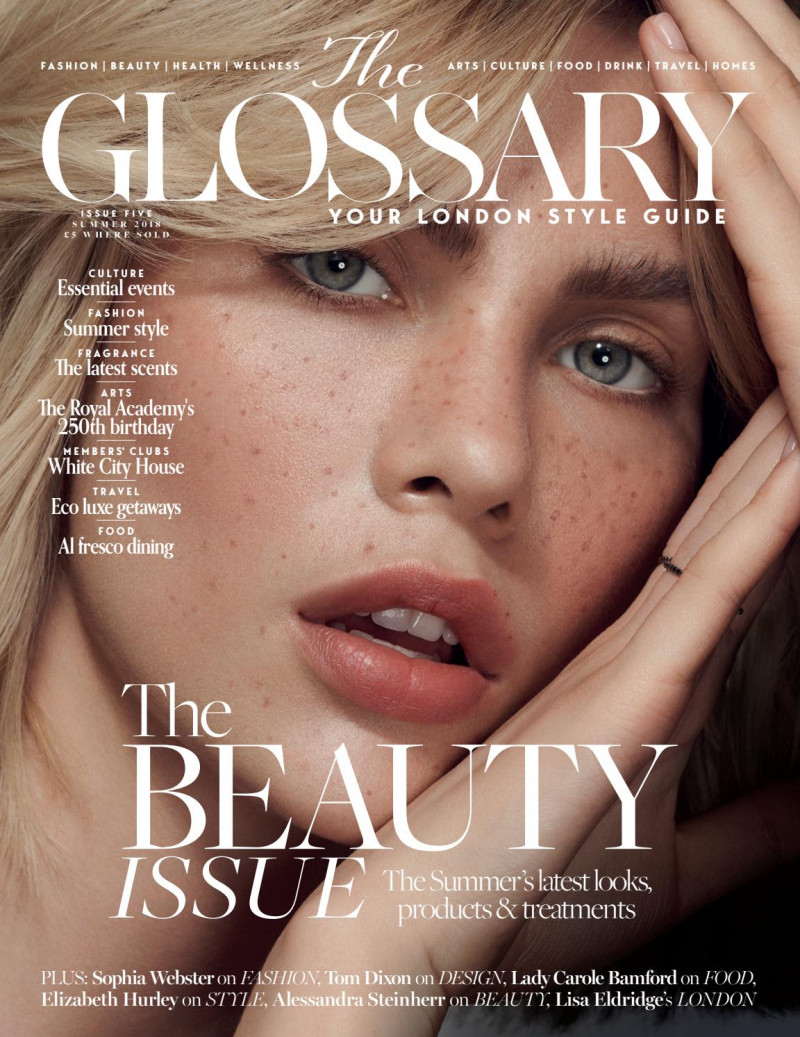 Klaudia Kwiatkowska featured on the The Glossary cover from June 2018