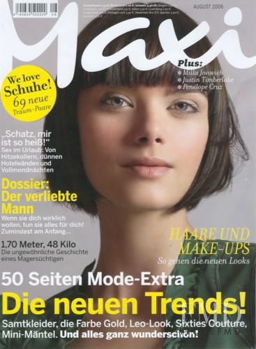Karolina Babczynska featured on the Maxi Germany cover from August 2006