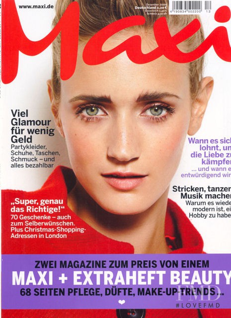 Louise Adkins featured on the Maxi Germany cover from October 2009