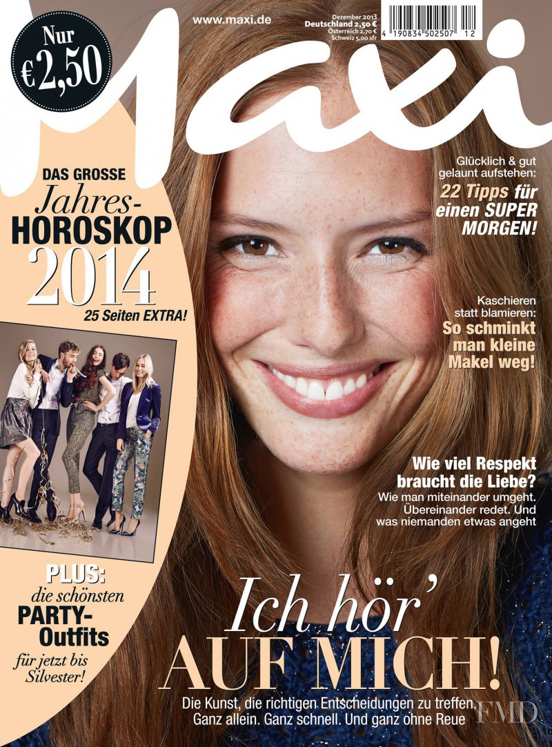  featured on the Maxi Germany cover from December 2013