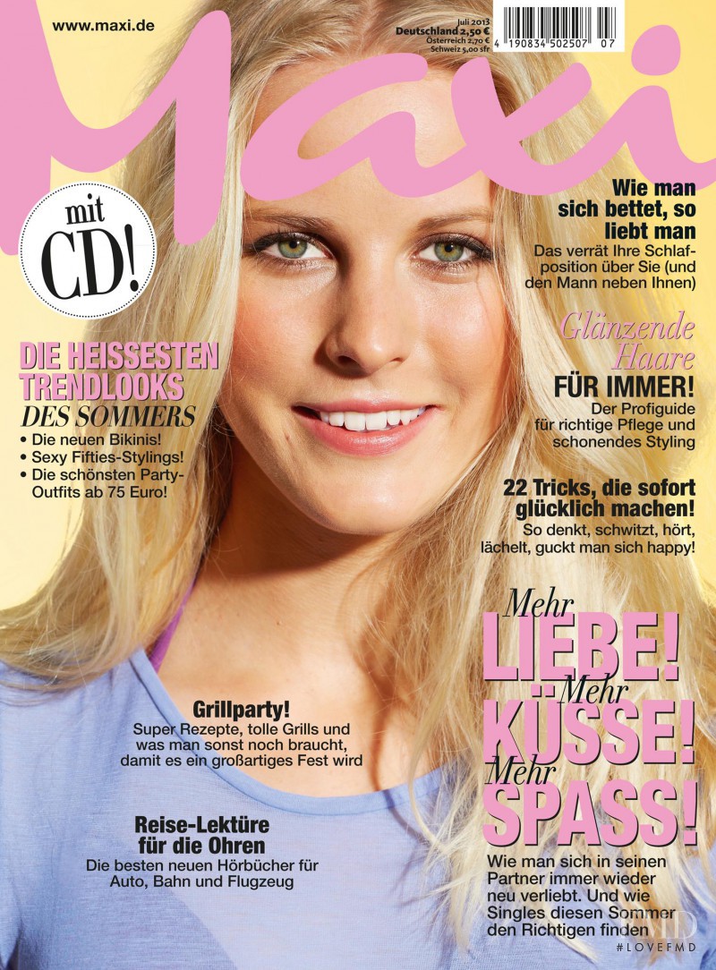  featured on the Maxi Germany cover from July 2013
