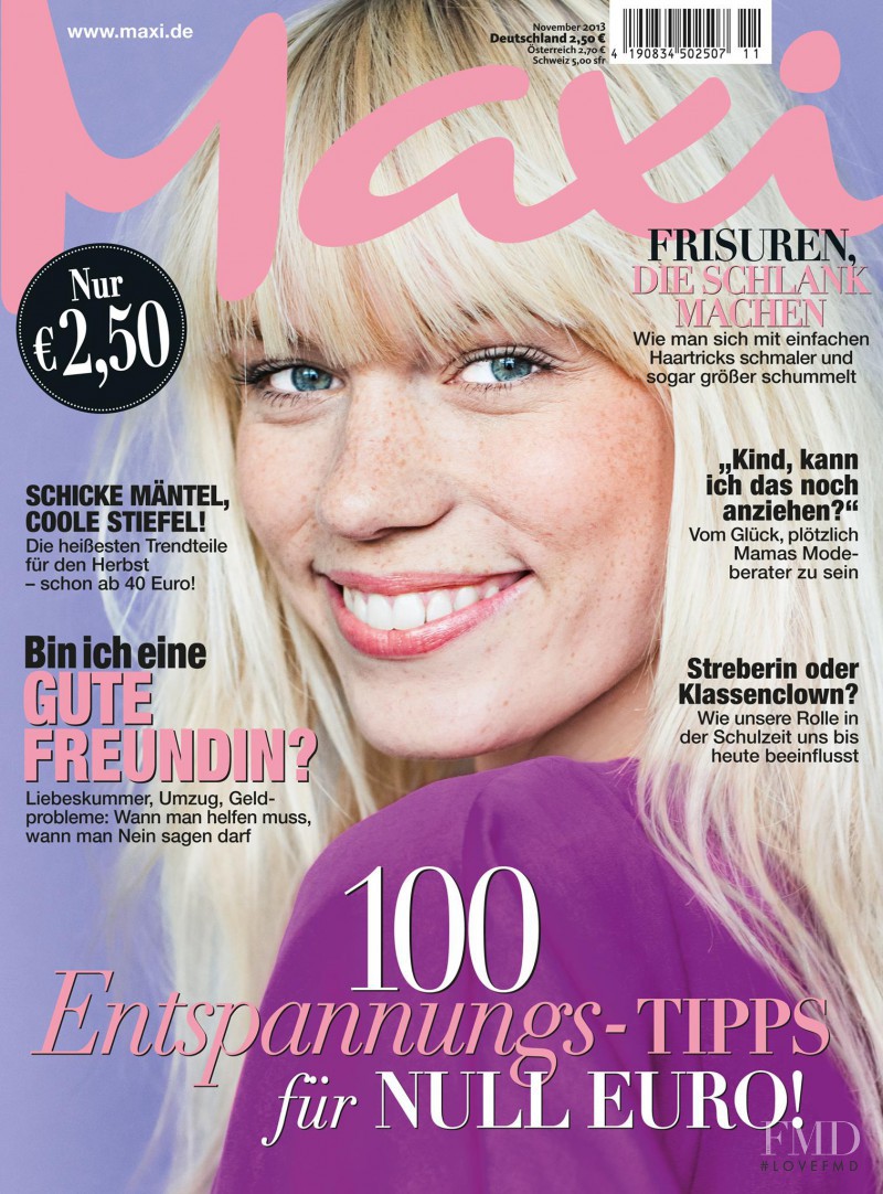  featured on the Maxi Germany cover from November 2013