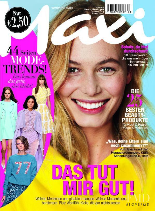  featured on the Maxi Germany cover from March 2014