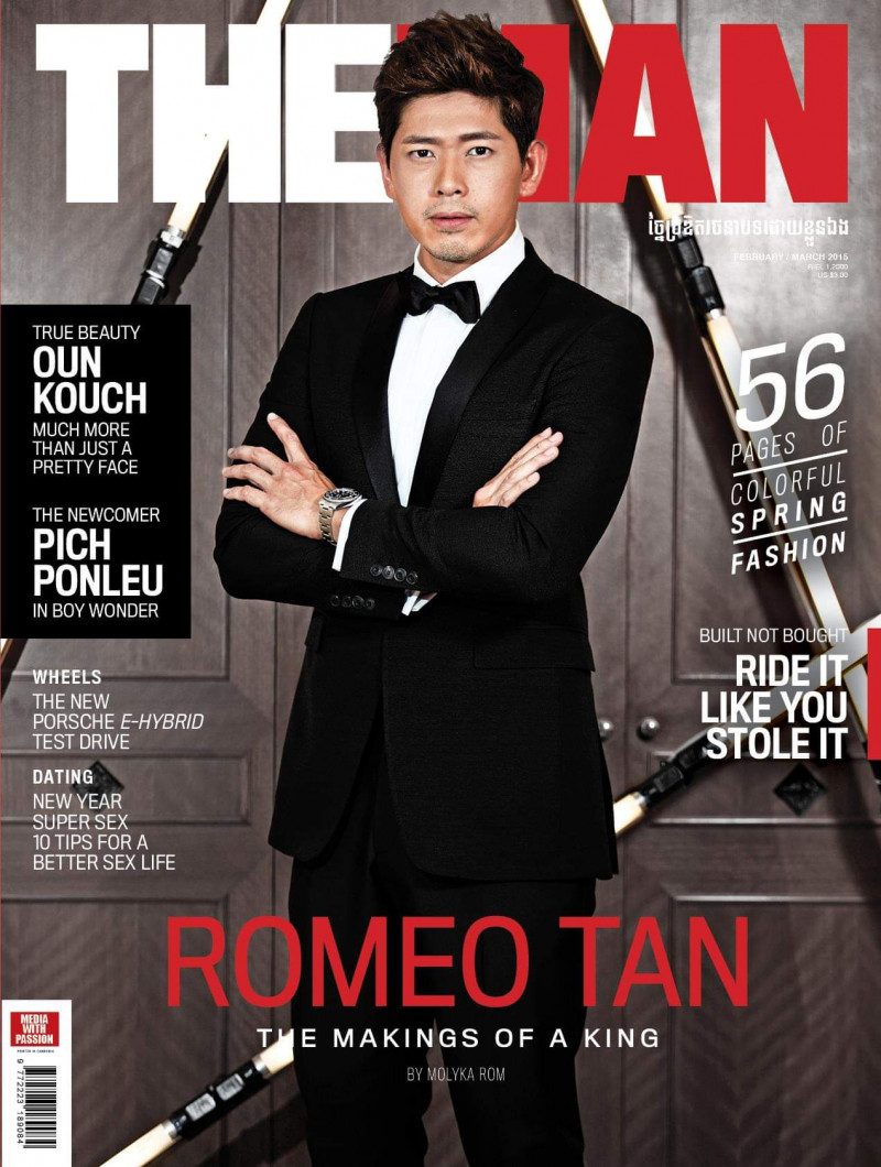 Romeo Tan featured on the The Man Cambodia cover from February 2015