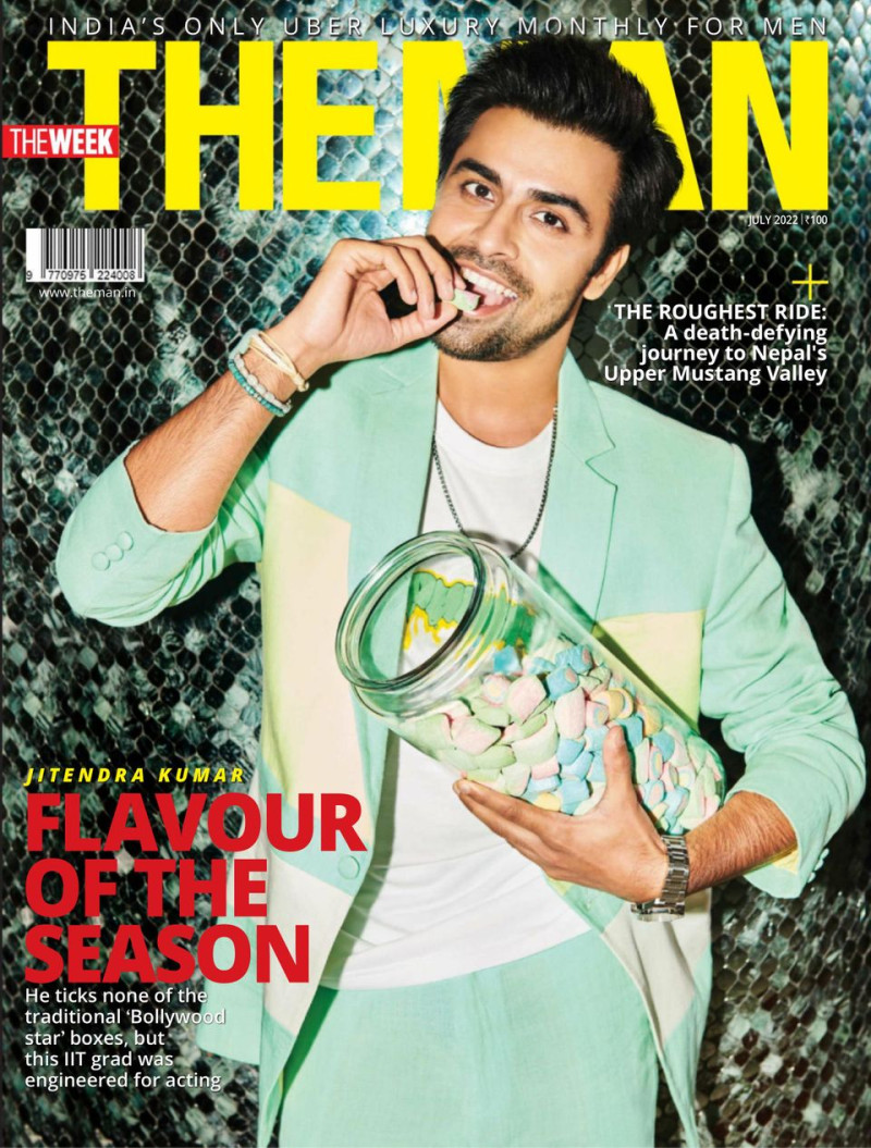 Jitendra Kumar featured on the The Man India cover from July 2022