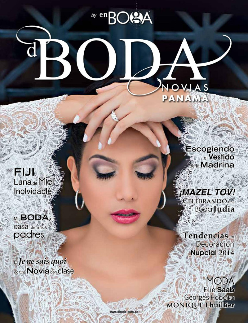 Carolina Brid featured on the dBODA Novias cover from March 2014