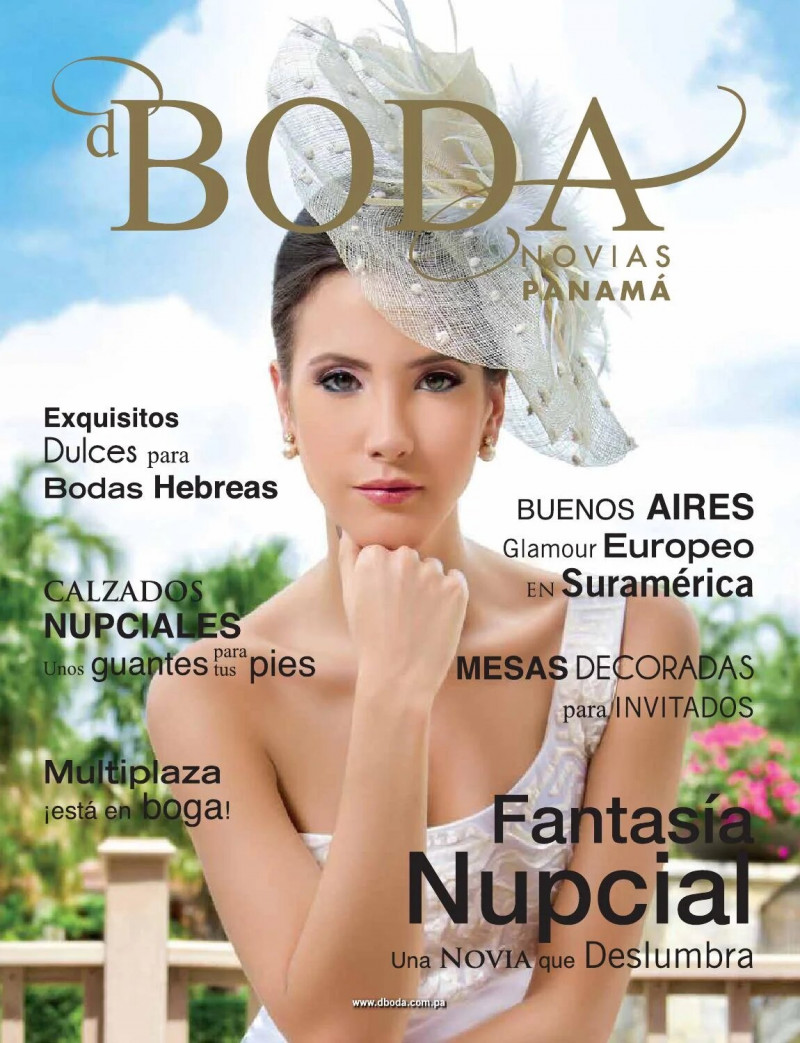 Jessica Barboza featured on the dBODA Novias cover from September 2014