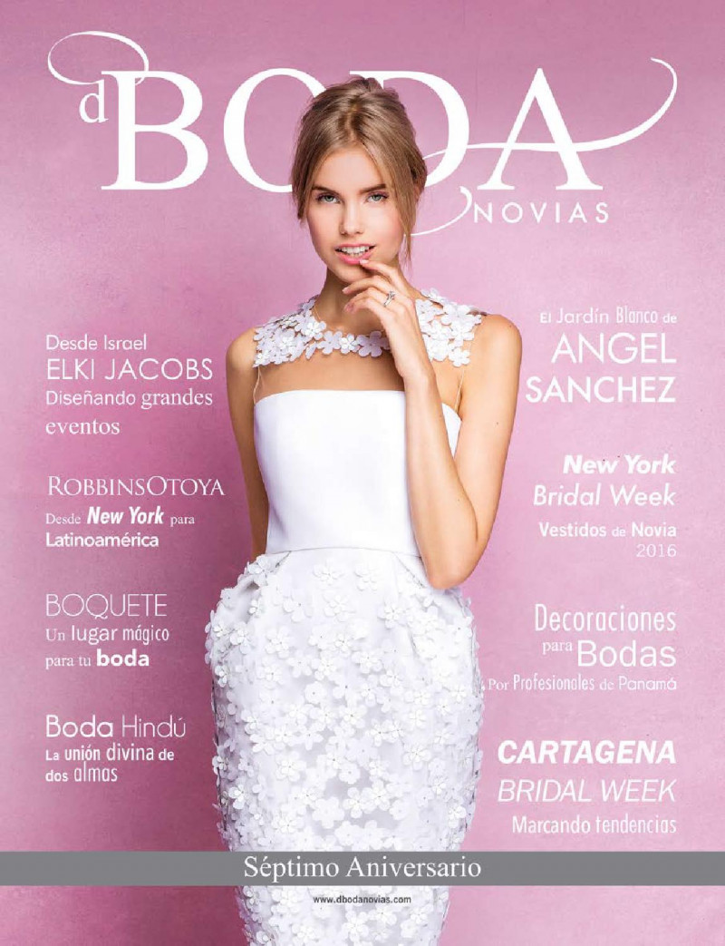 Sanny featured on the dBODA Novias cover from December 2015