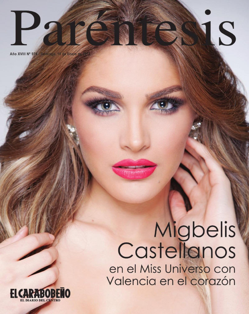 Migbelis Castellanos featured on the Parentesis cover from January 2015