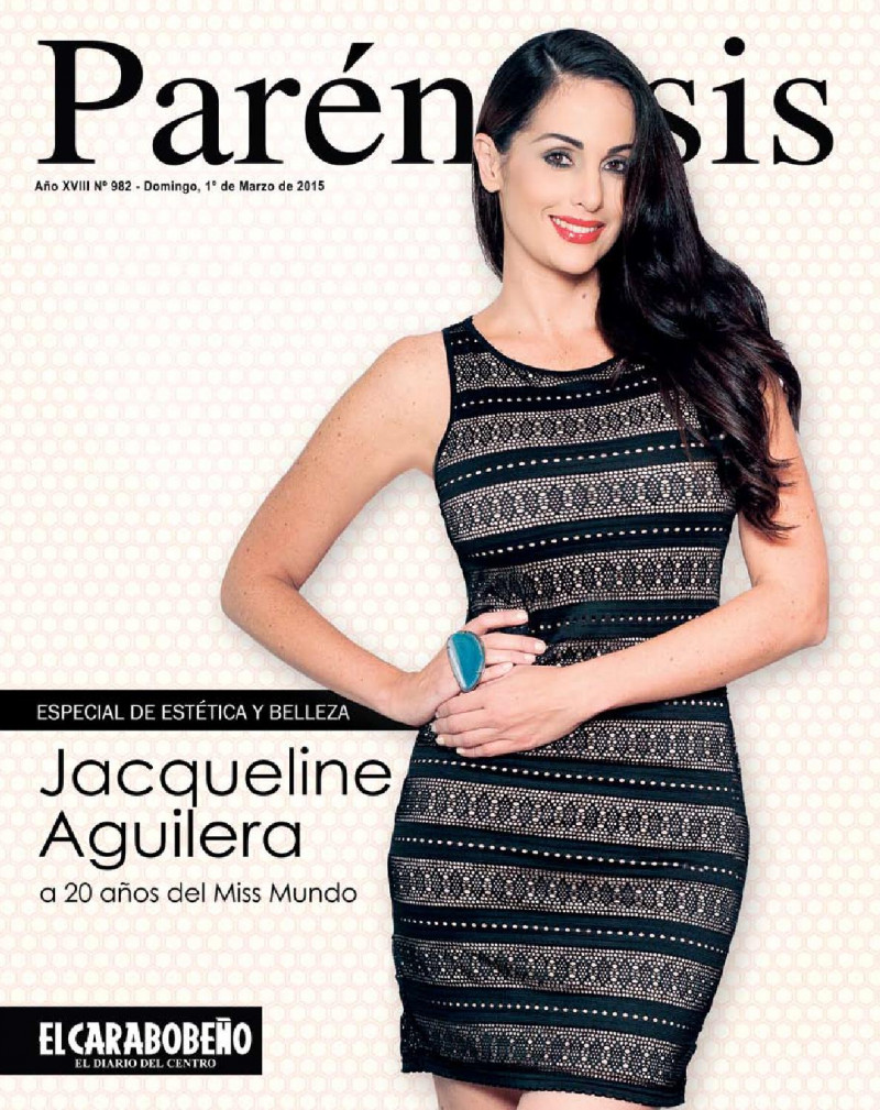 Jacqueline Aguilera featured on the Parentesis cover from March 2015