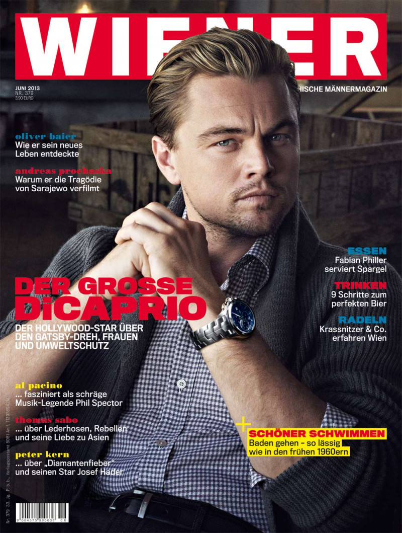 Leonardo DiCaprio featured on the Wiener cover from June 2013