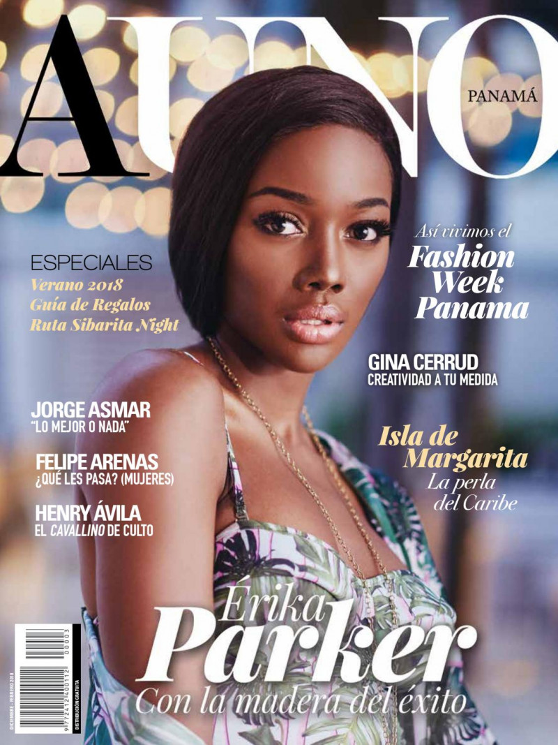 Erika Parker featured on the Auno Panama cover from February 2018