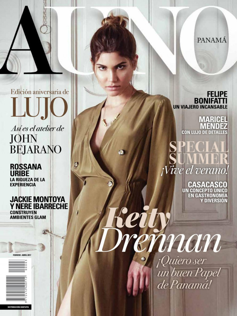 Keity Drennan featured on the Auno Panama cover from February 2017